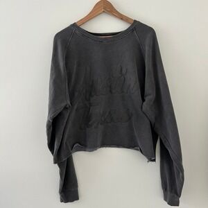 Austin Texas Logo Crew Neck Cropped Sweatshirt Cozy Comfy Baggy SXSW Destination